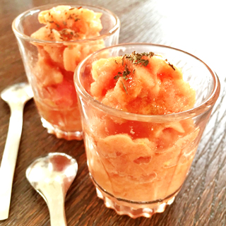 丸ごとトマトのジェラート風
