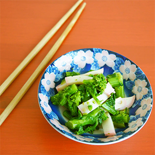 菜の花の和え物　ゆず胡椒風味