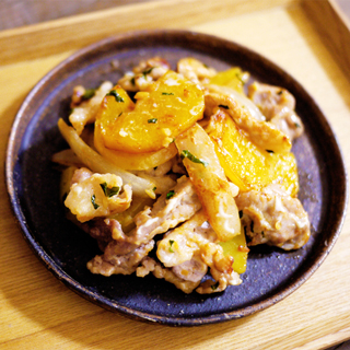 豚肉とじゃが芋のめんつゆマヨ炒め