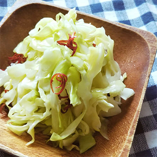 ぺペロンキャベツ