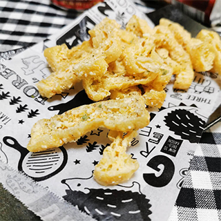 油揚げで作るヘルシーなチーズスナック