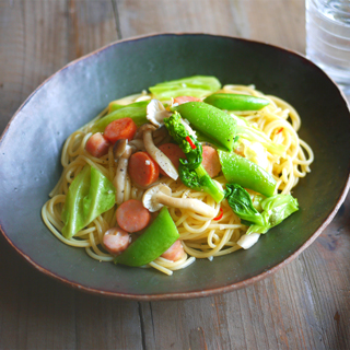 春野菜のペペロンチーノ