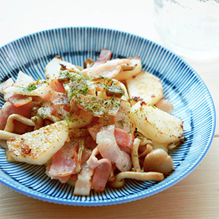 長芋とベーコンのバター醤油ソテー