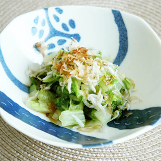 白菜としらすの簡単お浸し