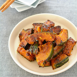 かぼちゃのみそ照り焼き