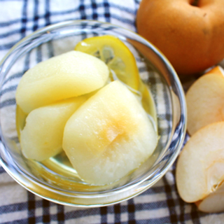 和梨のコンポート