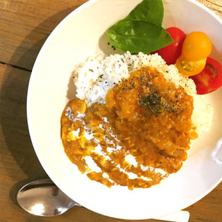 ツナと玉ねぎのカレーライス